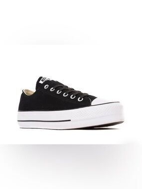 Converse Low Top Sneakers in Black and White